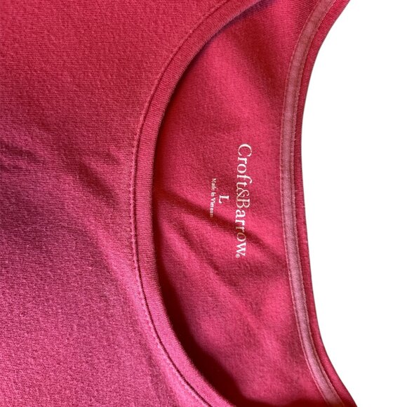 Croft&Barrow Pink Pull Over Top Size Large Talbot Paisley Bermuda Shorts Size 8 - Picture 5 of 15